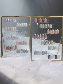 リシェリ(Richer)の写真/《選べる定額デザイン》大人気ワンホンネイルなど可愛いデザインご用意♪トレンドネイルで指先をオシャレに