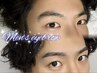 Men'sご新規様☆美眉アイブロウスタイリング(WAX)★【ワックス脱毛＋メイク】