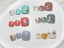 ルミエールサント(lumiere sainte)/4月START！春のフットネイル♪