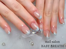 ベイビーブレス(BABY BREATH)/フレンチネイル