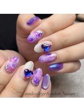 ネイルカレッジアンドサロン ナチュレ(nailcollege&salon NATURE)/インクネイル　ニュアンス