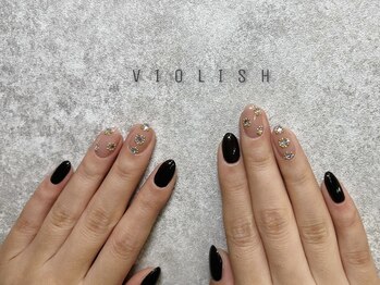 ヴィオリッシュ 大元店(VIOLISH)/bijou × black