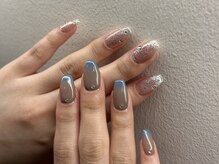 ジュイール ネイル 千葉店(Jouir nail)/2色グラデ×ラメ