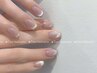 【Hand】超人気！@マグネットフレンチネイル　¥6600