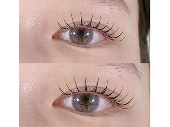 マロンアイラッシュ(maron eyelash)の写真/【圧倒的モチ◎】高品質エクステが豊富◇濃くもナチュラルにも仕上がり自由自在＊パリエク80本/¥6900～