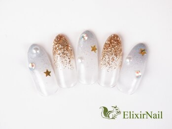 エリクサーネイル 五反田(Elixir Nail)/定額a シンプル/クーポン使用