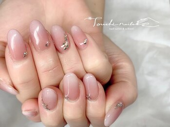 トゥーシェネイルズ 上中野店(Touche’nails)/シンプルネイル