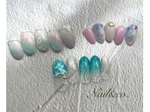 ネイルアンドコー (Nail&co.)/梅雨のサンプルネイル　5980円