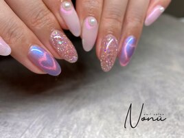 ◆ちゅるんハートネイル◆