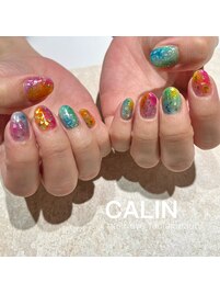 カラフルシアーネイル