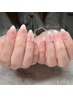 大人気デザイン♪ チークネイル¥13000→¥8800