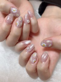 春のデザインといったらお花！