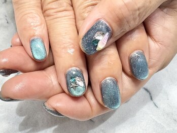 クォーターリゾートネイル(QUARTER RESORT nail)/マグネットネイル☆