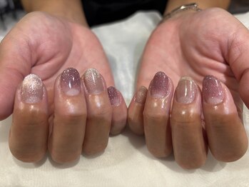 ネイルビジョルノ つくばみどりの店(Nail Begiorno)/フラッシュラメグラデーション