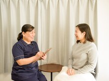 はじめにしっかりカウンセリングさせていただきます。