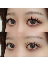 アンジェリークアイラッシュ(Angelique Eye Lash)/LED Wフラット100束　担当　萩原
