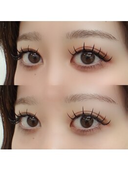 アンジェリークアイラッシュ(Angelique Eye Lash)/LED Wフラット100束　担当　萩原