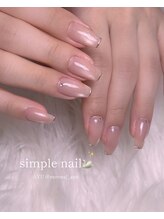モナールアンド(MONNAL&)/シンプルネイル