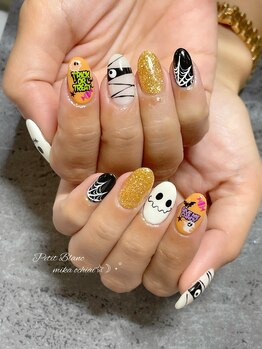 プチブラン(Petit Blanc)/ハロウィンネイル☆定額デザイン