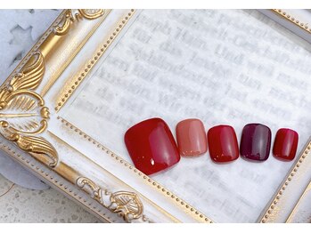 ネイルサロン&スクール ジーナ(GINA)/ボルドーネイル