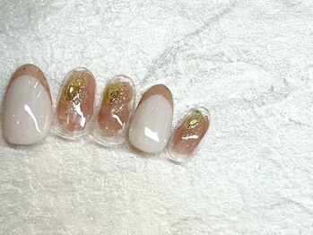 リベレ(LIBELLE)/ニュアンスネイル/ブラウン