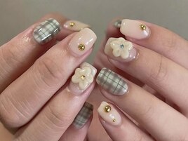 チェックネイル
