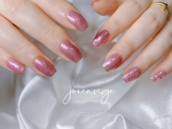 ジョアアンジェ 心斎橋店(joie ange)の写真/満足度◎ちゅるんとツヤ感仕上げ!カラーやラメも豊富!オトクにネイルを楽しめる!フットもオススメ★