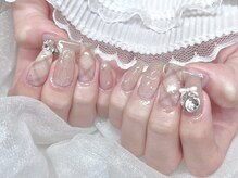 モカ 心斎橋(moca by Lee)/チェックネイル