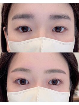 ハットウ(HATTO)/まつげパーマ＋眉毛ワックス脱毛