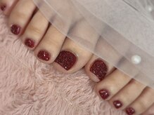 リリオン(RiLion)/フットキラキラボルドー　カホ