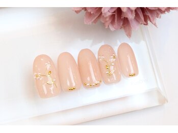 ツメトトノウ/ベージュ☆ワイヤーアート