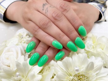 プルミエ ネイル(Premier Nail)/蛍光グリーン☆ワンカラー