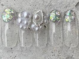 クリアオーロラパール ¥10000