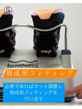 足と靴のエスジー治療院/５．矯正用インソールを作る流れ