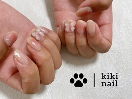 ワンホンネイル/チークネイル