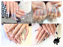 バニーラッシュ(Bunny Lash)/【アクリルスカルプネイル】