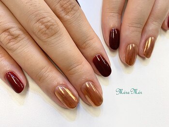 メールメール 和光市本店(MereMer)/ミラー&ボルドーネイル