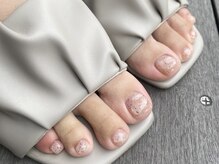 ネイルアルケー(Nail ARCHE)/クリアベースフットネイル