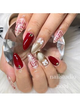 ノイド(noid)/ツイード/リボンネイル