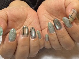 クリスマスネイル