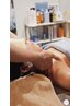 【lani spa】再来《眼精疲労・小顔》背中リンパ+ ドライヘッドスパ 40分