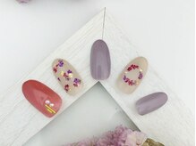 リボン 佐野店(Ribbon)/定額Designコース　押し花