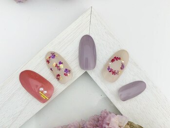 リボン 佐野店(Ribbon)/定額Designコース 押し花