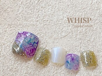 ウィスプ(WHISP)/紫陽花フットネイル 
