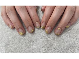 【松田】ニュアンスミラーネイル