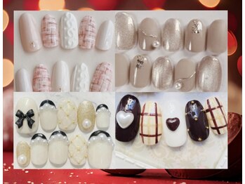 季節ネイルシンプルアート10本