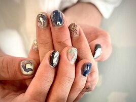 韓国個性派ニュアンスネイル☆