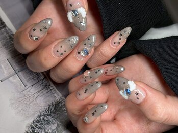 アース ネイルアンドアイラッシュ 甲府昭和店(HAIR & MAKE EARTH Nail&Eyelash)/ウィッシュコア¥12500