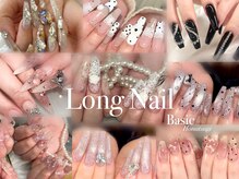 ベーシック ネイルウィザードアカデミー 本厚木店(Basic×NailWizardAcademy)の雰囲気（ロングネイルお任せください♪鬼盛り対応無制限コースもあり◎）