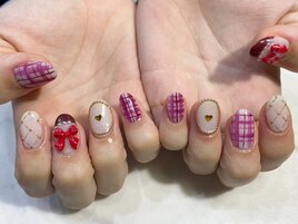 チェックネイル
